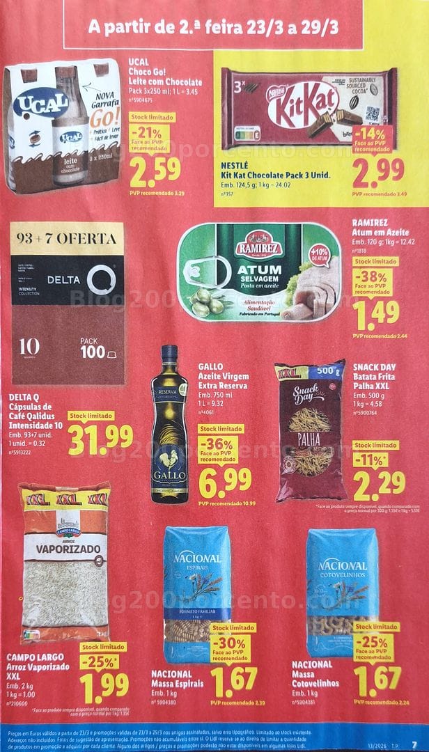 Antevisão Folheto LIDL Promoções de 23 a 29 março