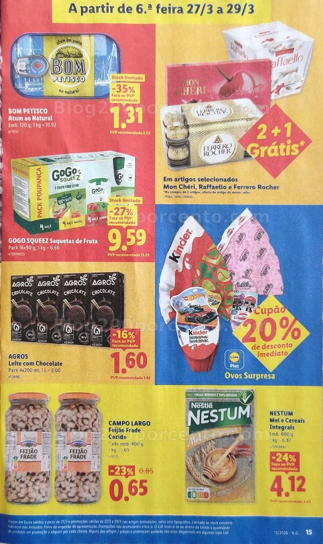 Antevisão Folheto LIDL Promoções de 23 a 29 março