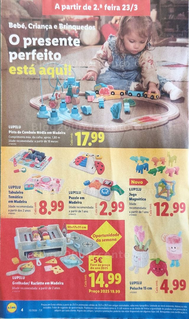 Antevisão Folheto LIDL Promoções de 23 março a 2 abril