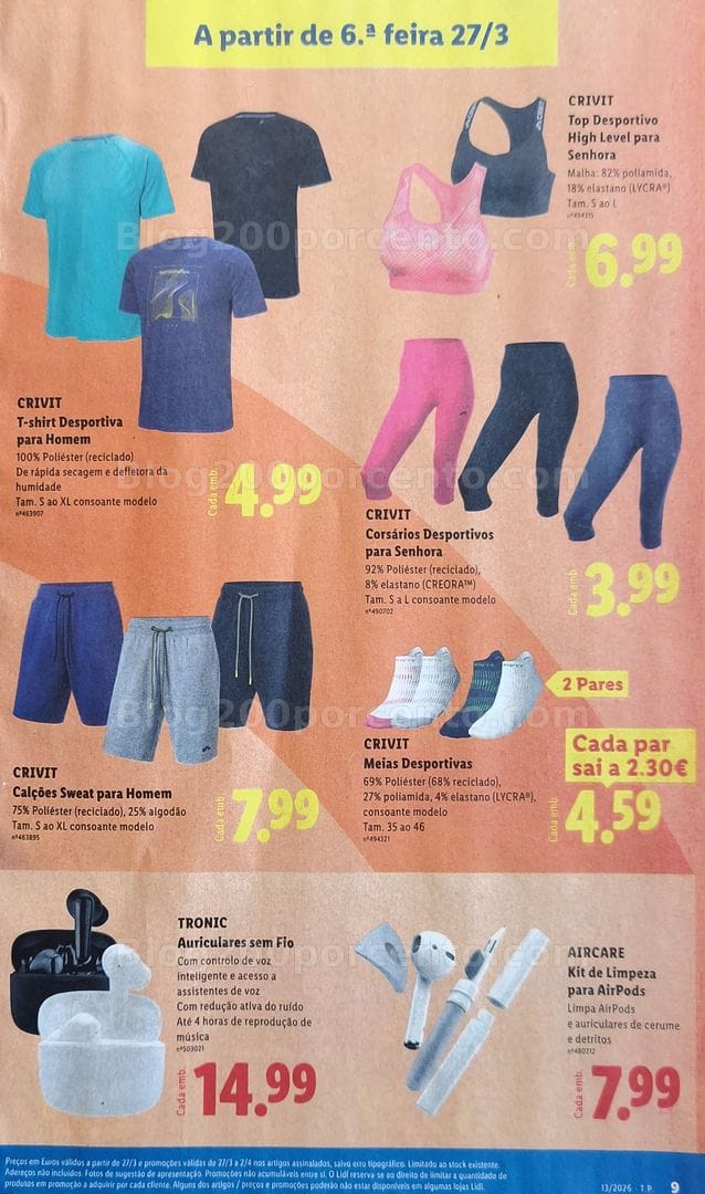 Antevisão Folheto LIDL Promoções de 23 março a 2 abril