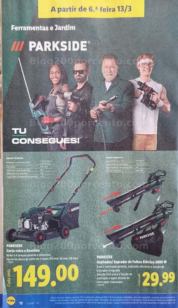 Antevisão Folheto LIDL Bazar Promoções de 9 a 19 março