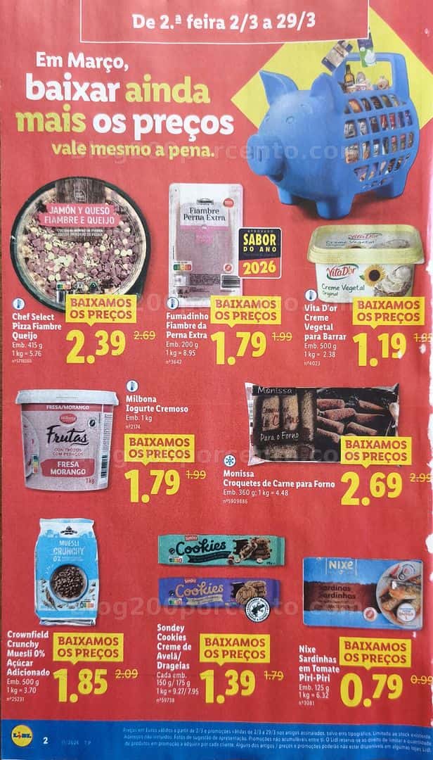 Antevisão Folheto LIDL Promoções de 9 a 15 março