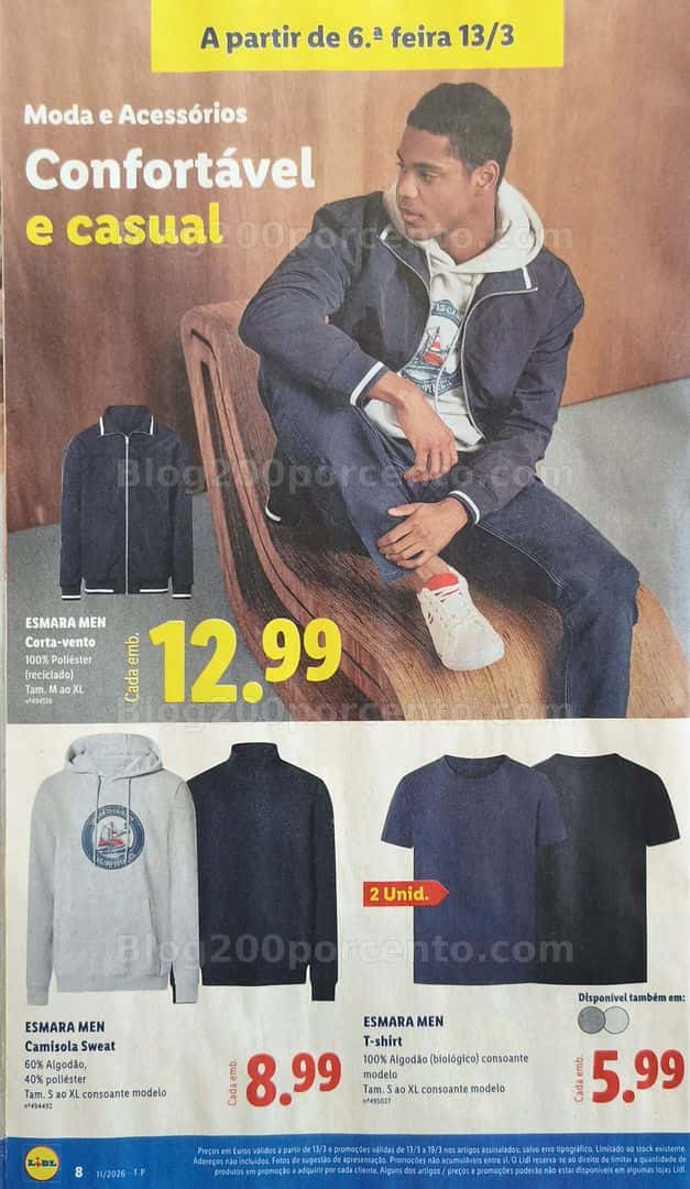 Antevisão Folheto LIDL Bazar Promoções de 13 a 19 março