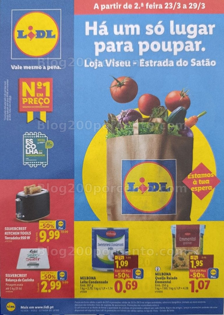 Antevisão Folheto LIDL Promoções Extra descontos de 23 a 29 março