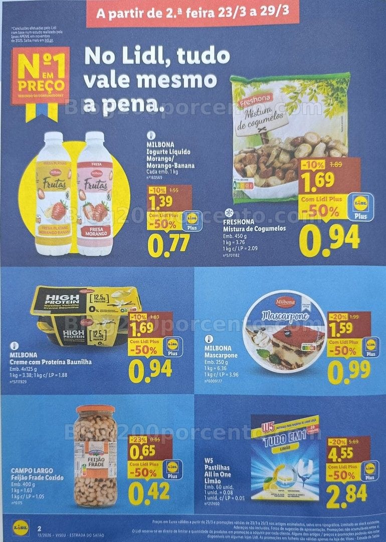 Antevisão Folheto LIDL Promoções Extra descontos de 23 a 29 março