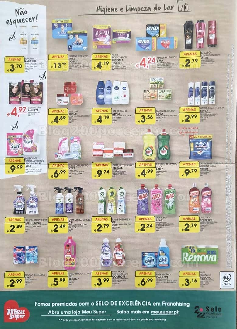 Antevisão Folheto MEU SUPER Promoções de 12 a 23 março