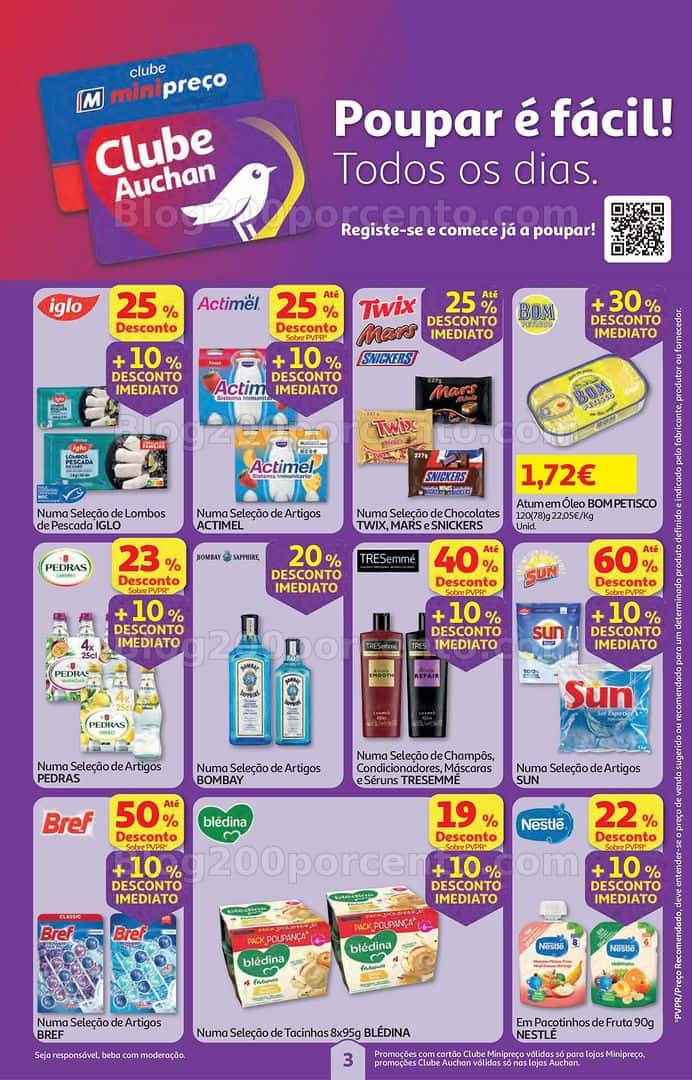 Antevisão Folheto AUCHAN - MINIPREÇO Promoções de 19 a 25 março