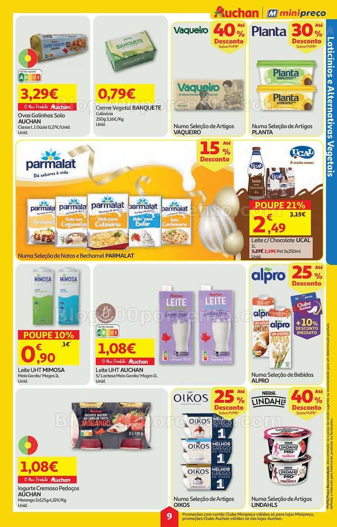 Antevisão Folheto AUCHAN - MINIPREÇO Promoções de 19 a 25 março