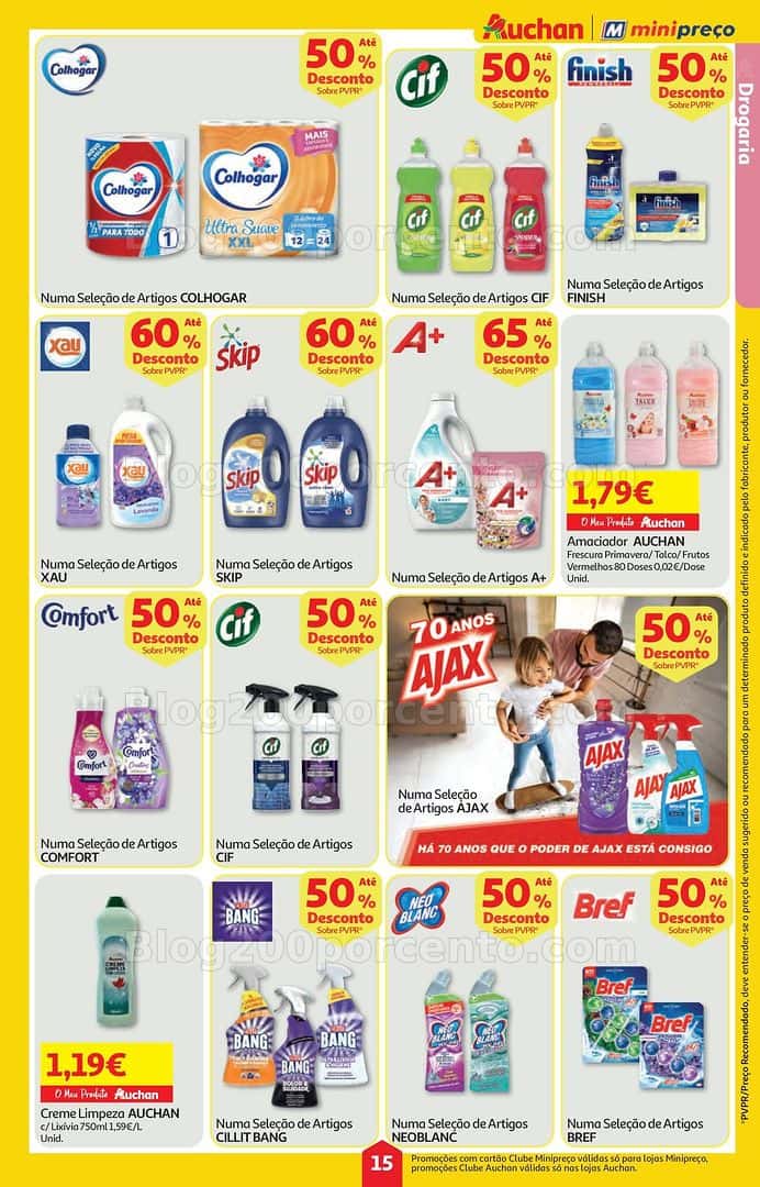 Antevisão Folheto AUCHAN - MINIPREÇO Promoções de 2 a 8 abril