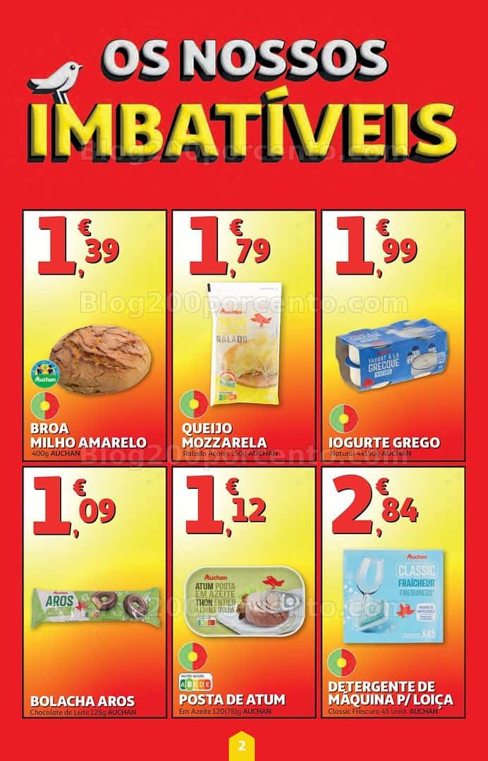 Antevisão Folheto AUCHAN - MINIPREÇO Promoções de 2 a 8 abril