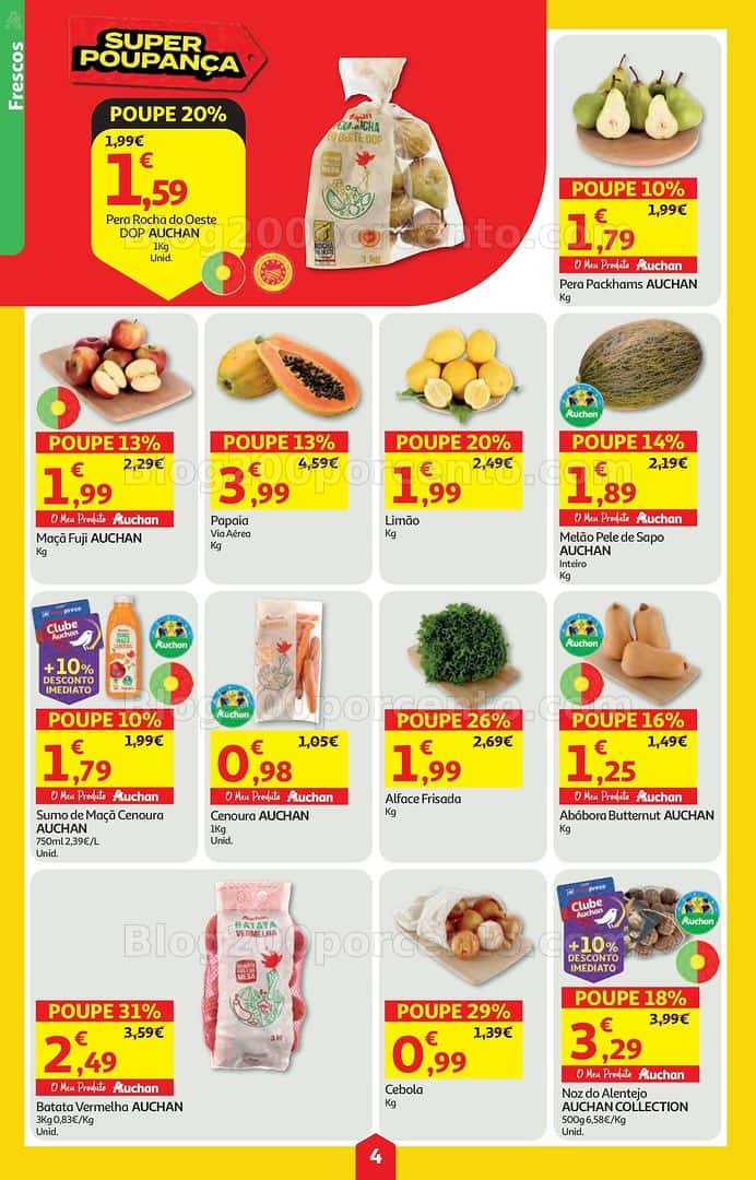Antevisão Folheto AUCHAN - MINIPREÇO Promoções de 2 a 8 abril