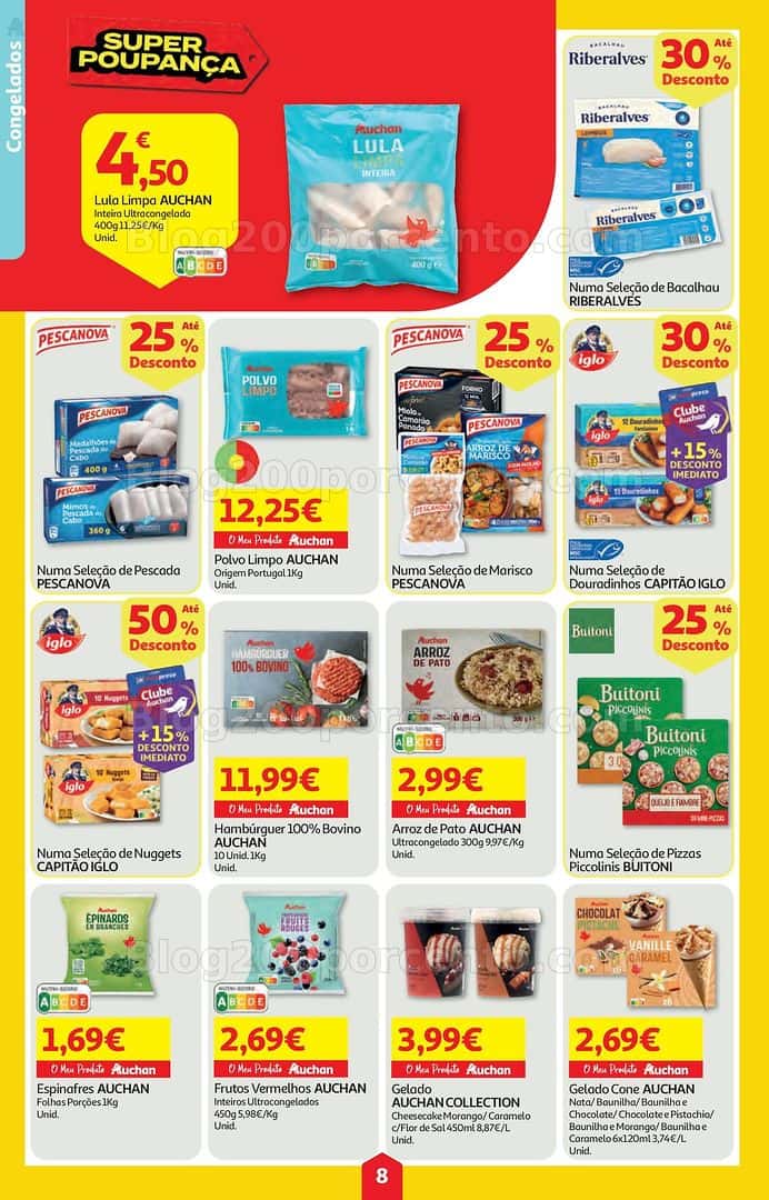 Antevisão Folheto AUCHAN - MINIPREÇO Promoções de 2 a 8 abril