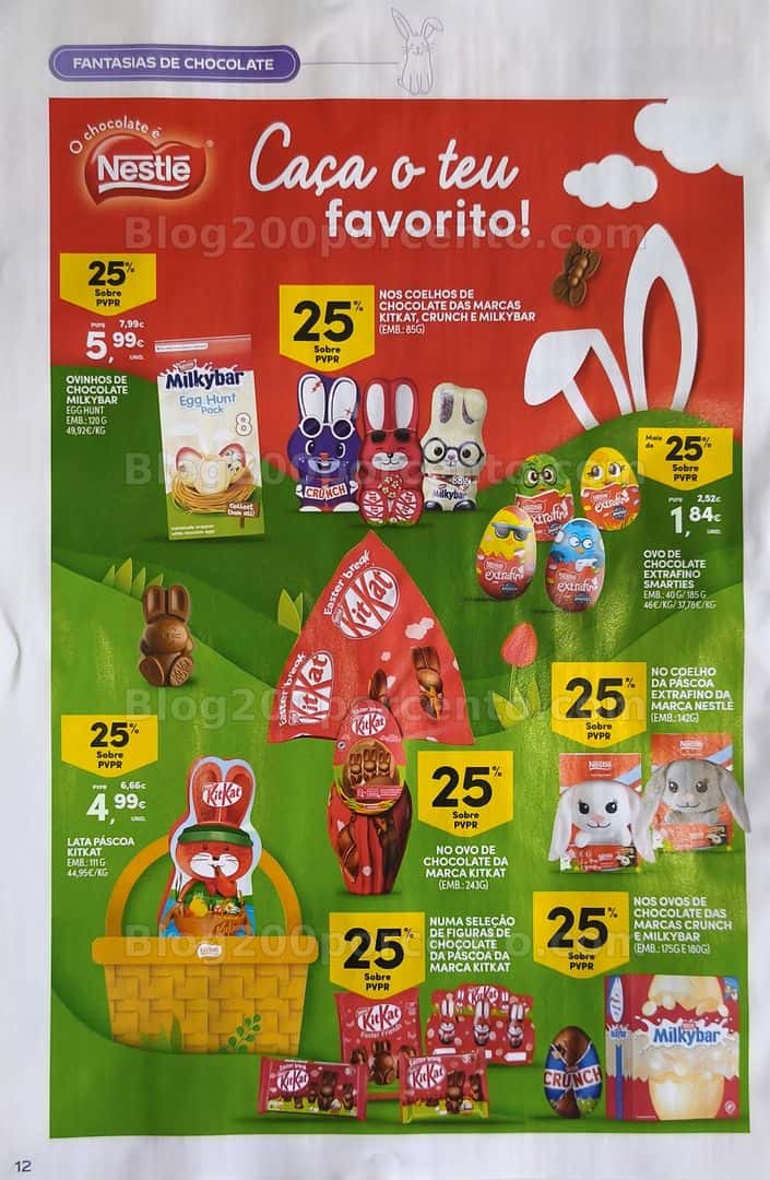 Antevisão Folheto CONTINENTE Páscoa Promoções de 17 março a 5 abril