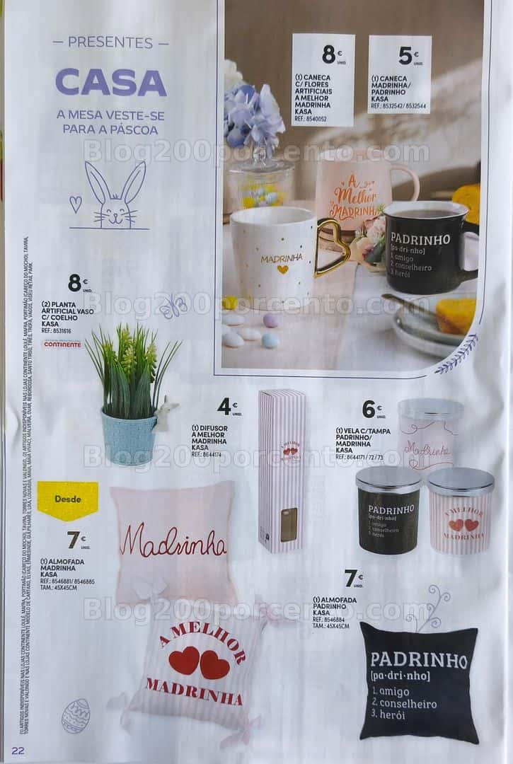 Antevisão Folheto CONTINENTE Páscoa Promoções de 17 março a 5 abril