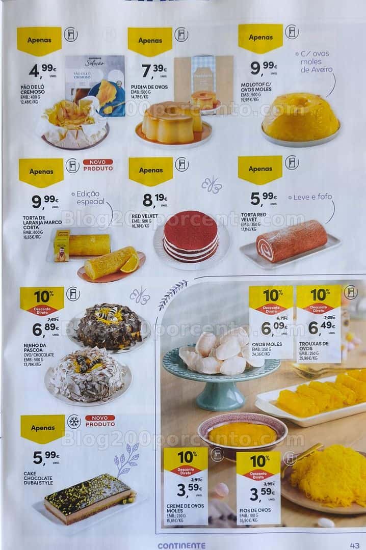 Antevisão Folheto CONTINENTE Páscoa Promoções de 17 março a 5 abril