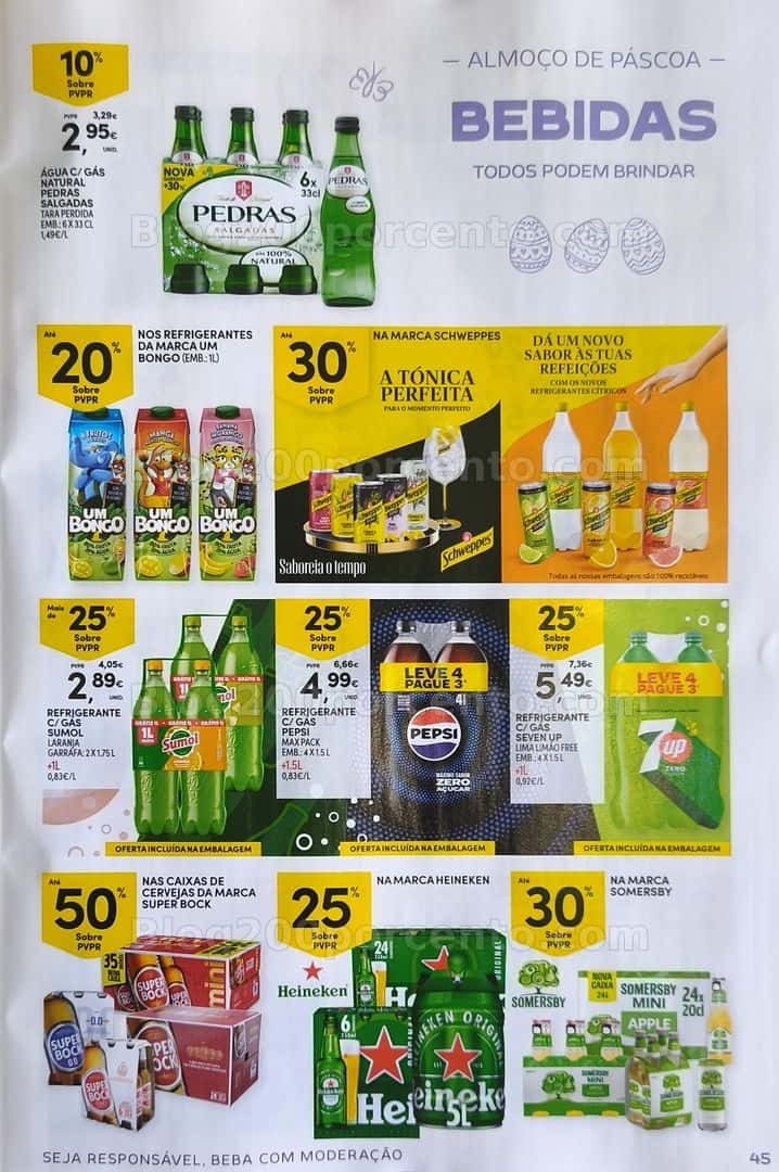 Antevisão Folheto CONTINENTE Páscoa Promoções de 17 março a 5 abril