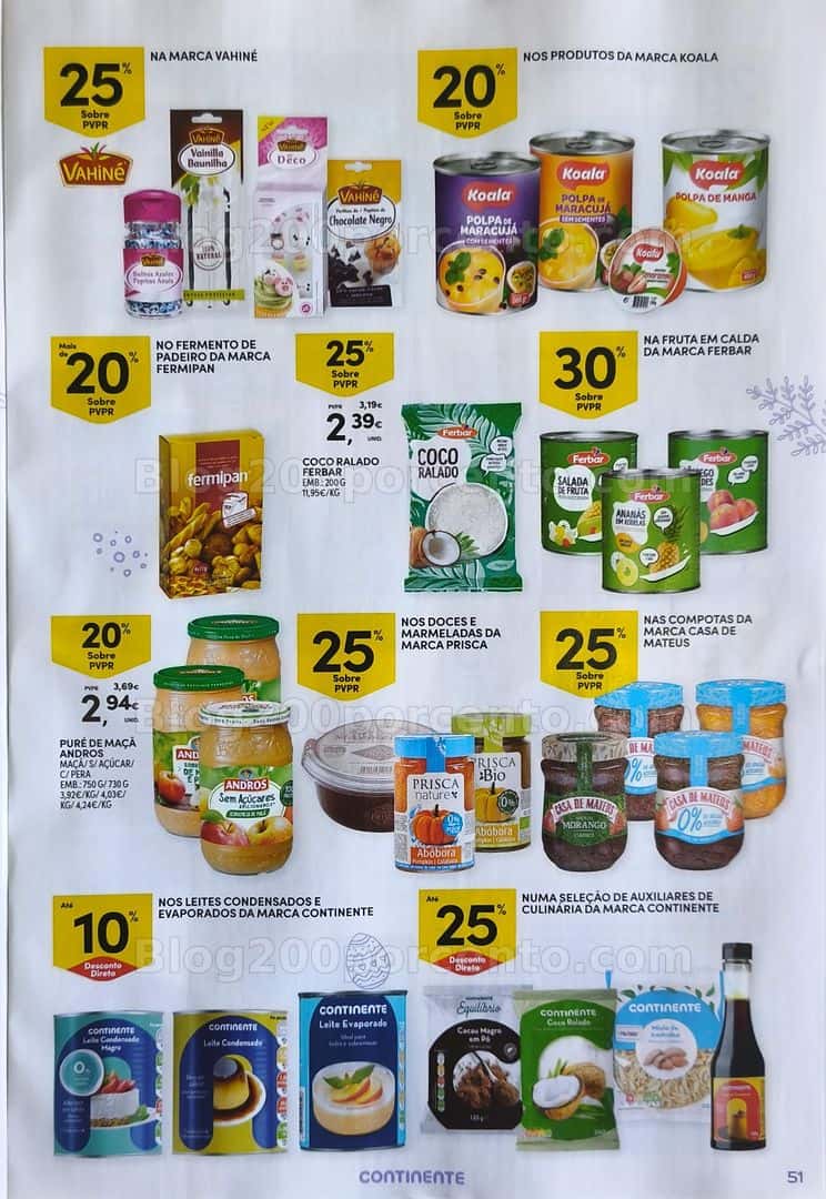 Antevisão Folheto CONTINENTE Páscoa Promoções de 17 março a 5 abril