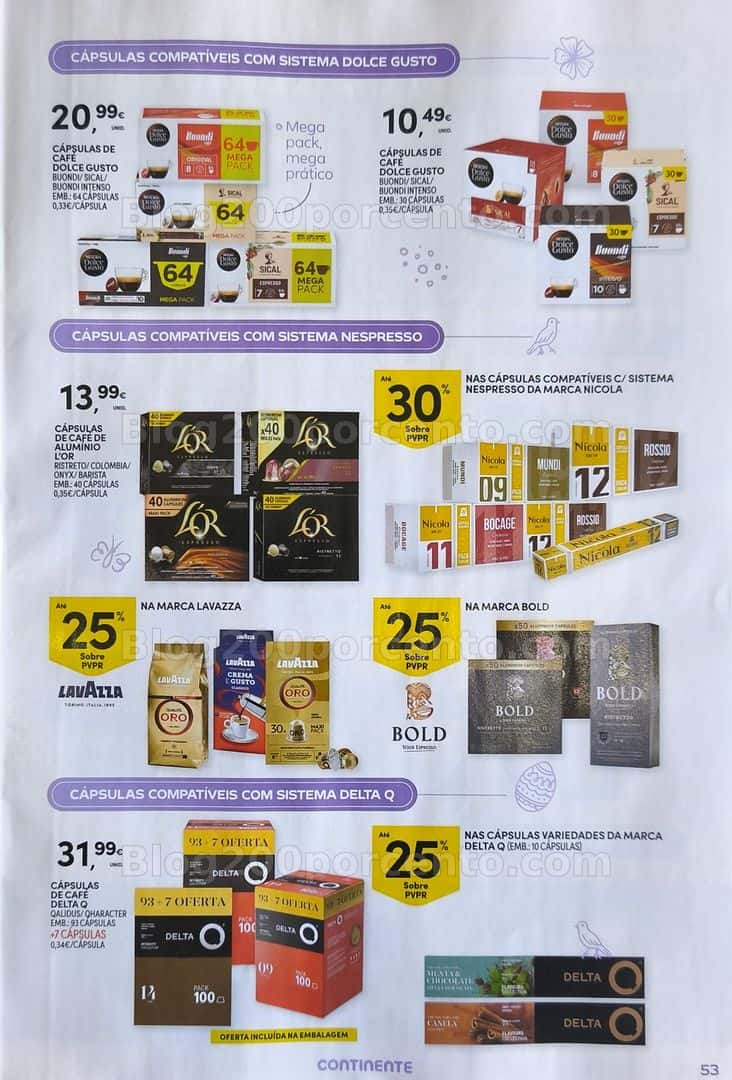 Antevisão Folheto CONTINENTE Páscoa Promoções de 17 março a 5 abril