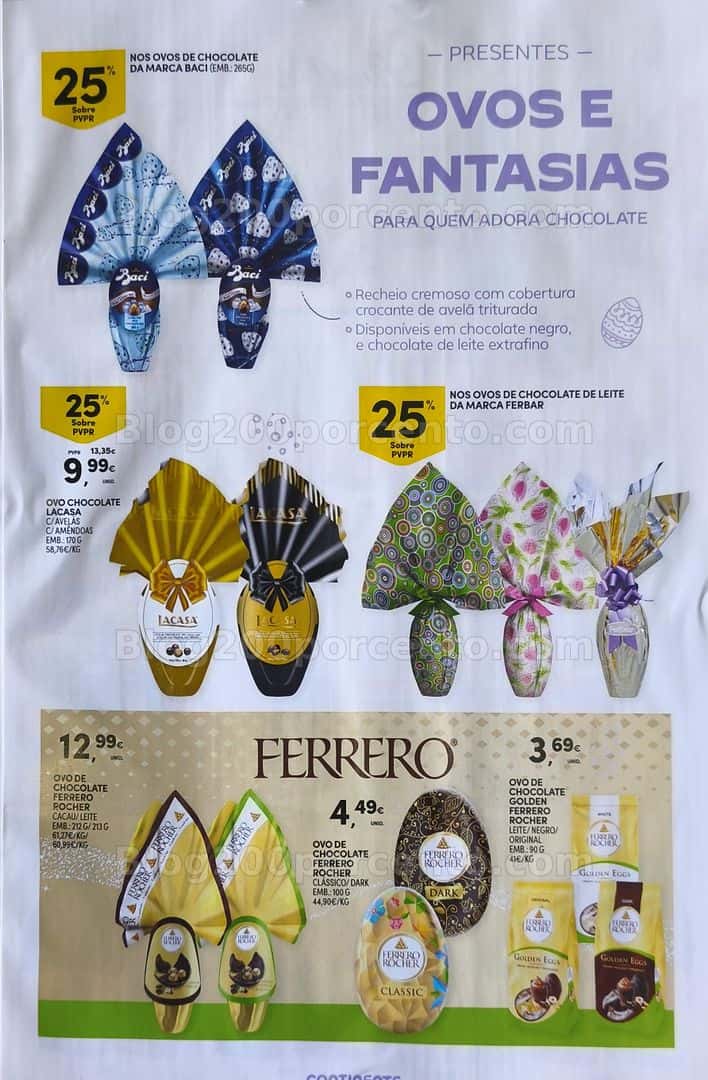 Antevisão Folheto CONTINENTE Páscoa Promoções de 17 março a 5 abril