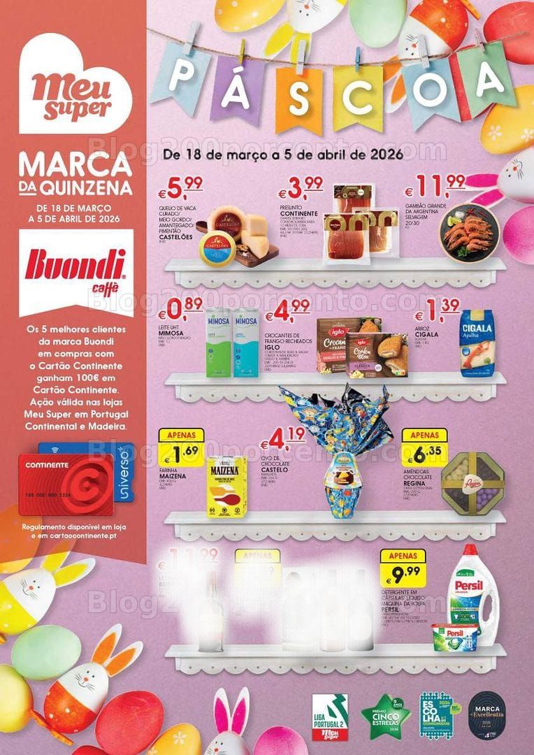 Antevisão Folheto MEU SUPER Páscoa Promoções de 18 março a 5 abril