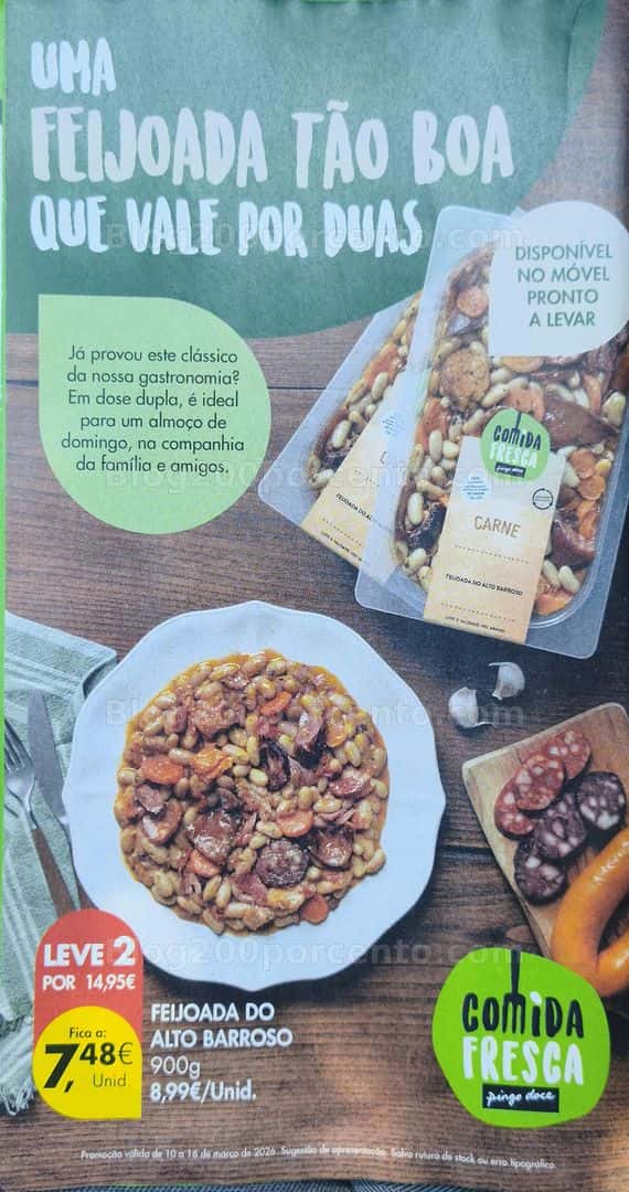Antevisão Folheto PINGO DOCE Promoções de 10 a 16 março