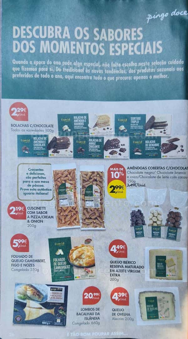 Antevisão Folheto PINGO DOCE Promoções de 10 a 16 março
