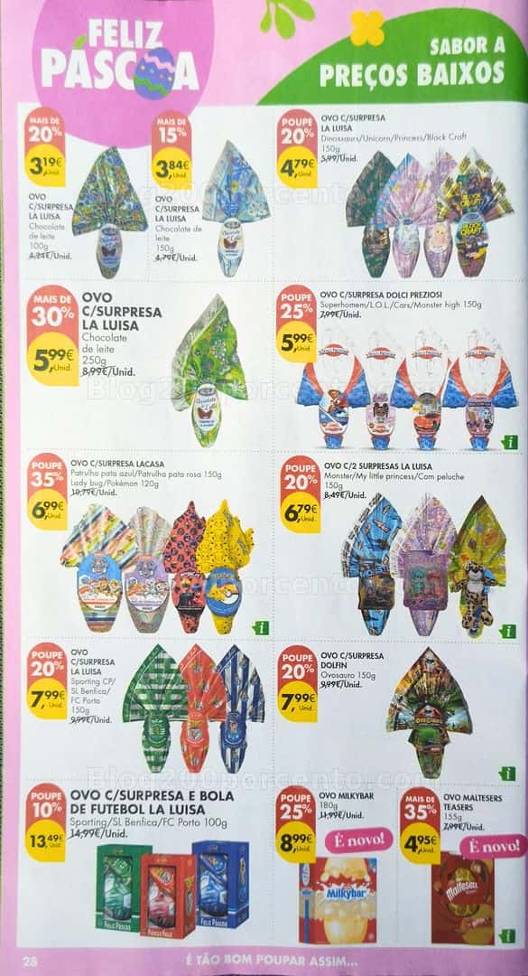 Antevisão Folheto PINGO DOCE Páscoa Feliz Promoções de 17 a 23 março