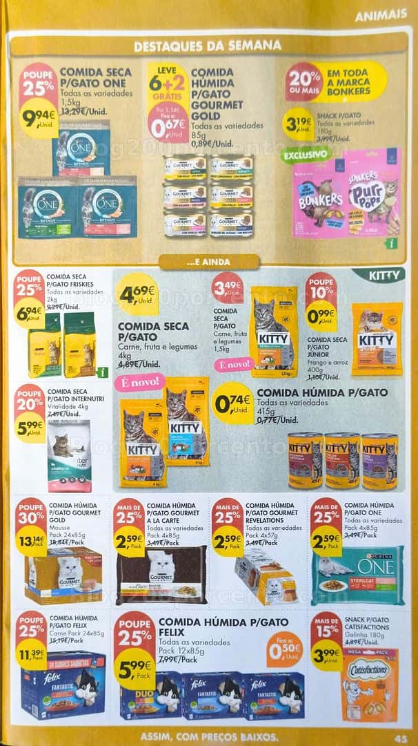 Antevisão Folheto PINGO DOCE Animais Promoções de 17 a 23 março
