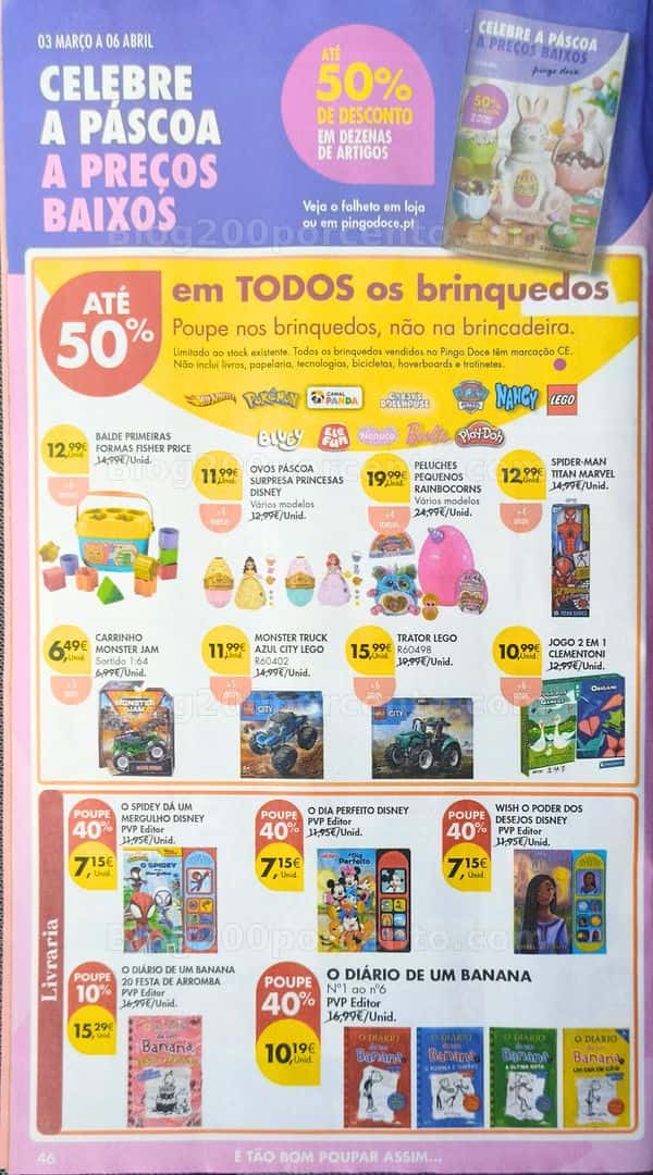 Antevisão Folheto PINGO DOCE Bazar Promoções de 17 a 23 março