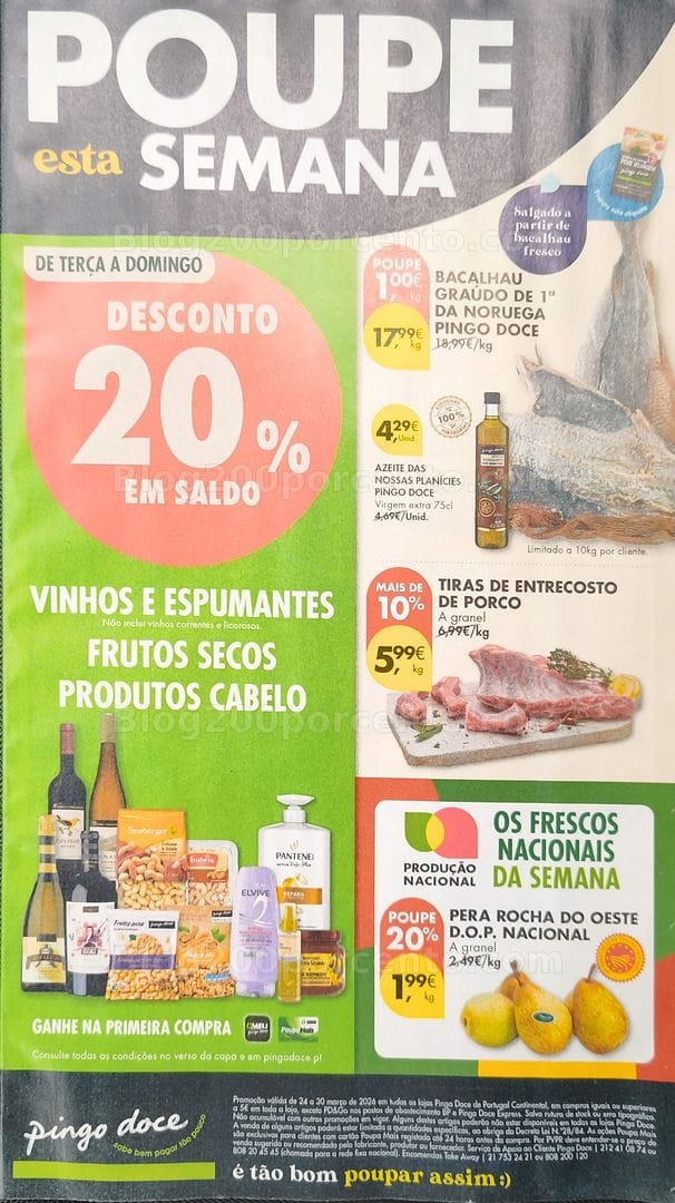 Antevisão Folheto PINGO DOCE Promoções de 24 a 30 março
