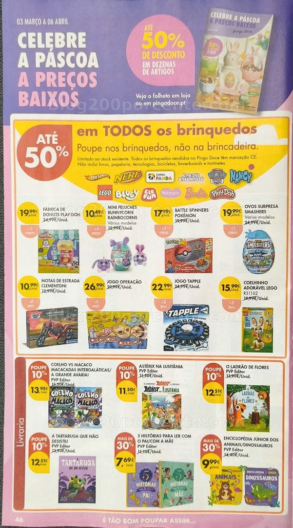 Antevisão Folheto PINGO DOCE Promoções de 24 a 30 março