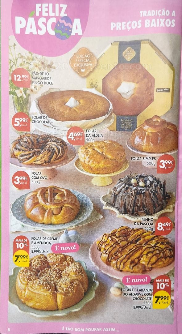 Antevisão Folheto PINGO DOCE Páscoa Promoções de 24 a 30 março