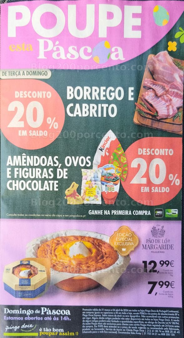 Antevisão Folheto PINGO DOCE Promoções de 31 março a 6 abril
