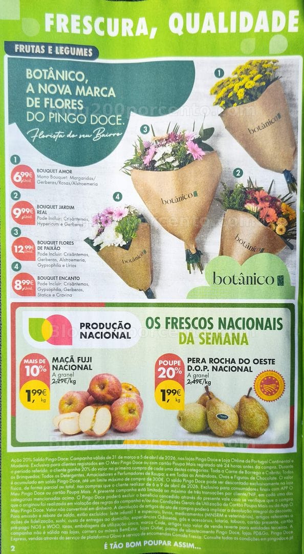 Antevisão Folheto PINGO DOCE Promoções de 31 março a 6 abril