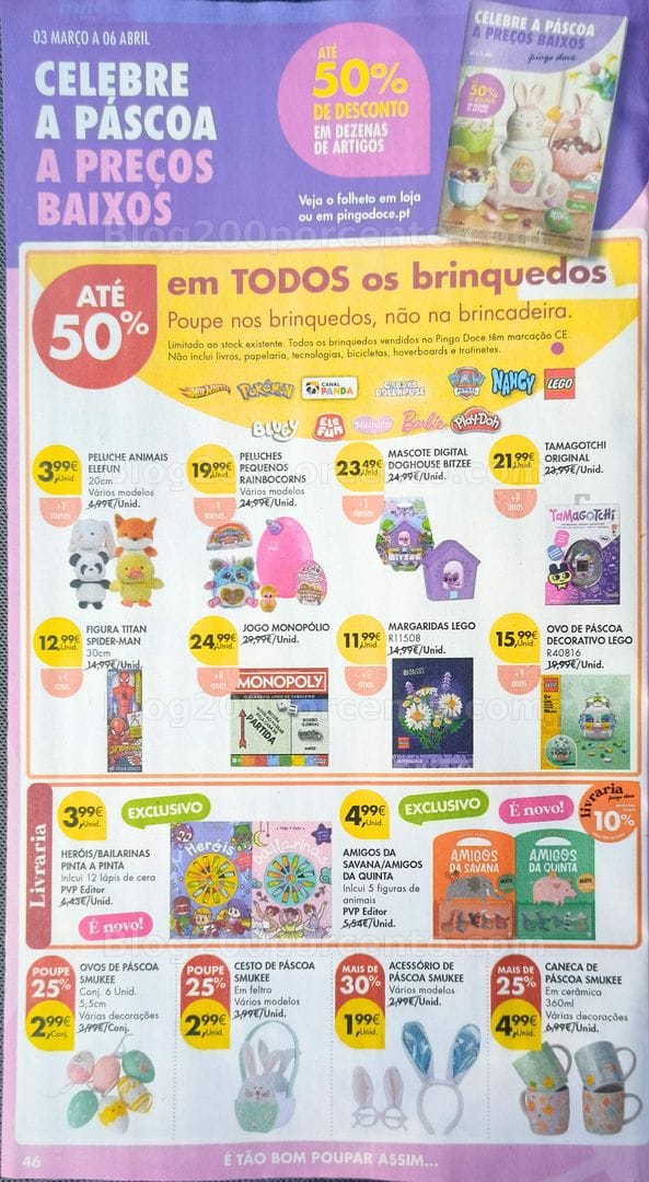 Antevisão Folheto PINGO DOCE Promoções de 31 março a 6 abril