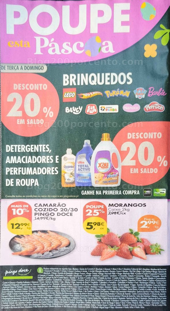 Antevisão Folheto PINGO DOCE Super Promoções de 31 março a 6 abril