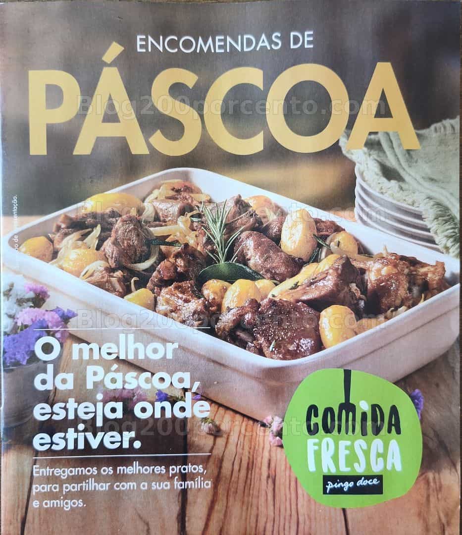 Antevisão Folheto PINGO DOCE Take Away Páscoa Promoções de 2 a 30 março