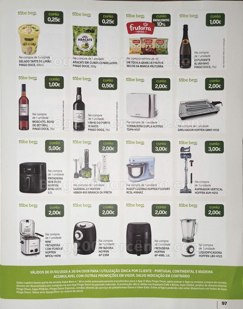 PINGO DOCE Sabe Bem Especial Páscoa (março e abril) e os seus vales de desconto!