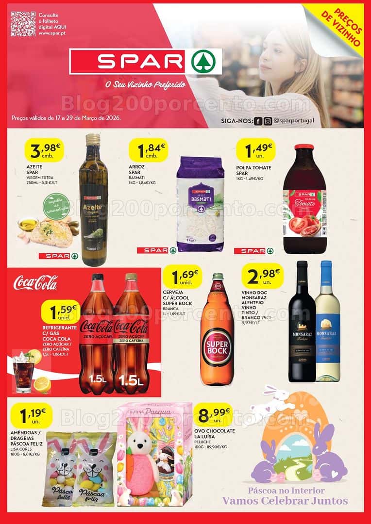 Antevisão Folheto SPAR Promoções de 17 a 29 março