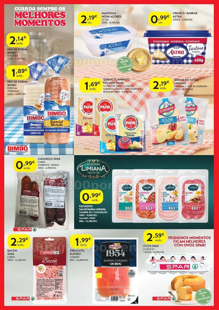 Antevisão Folheto SPAR Promoções de 17 a 29 março
