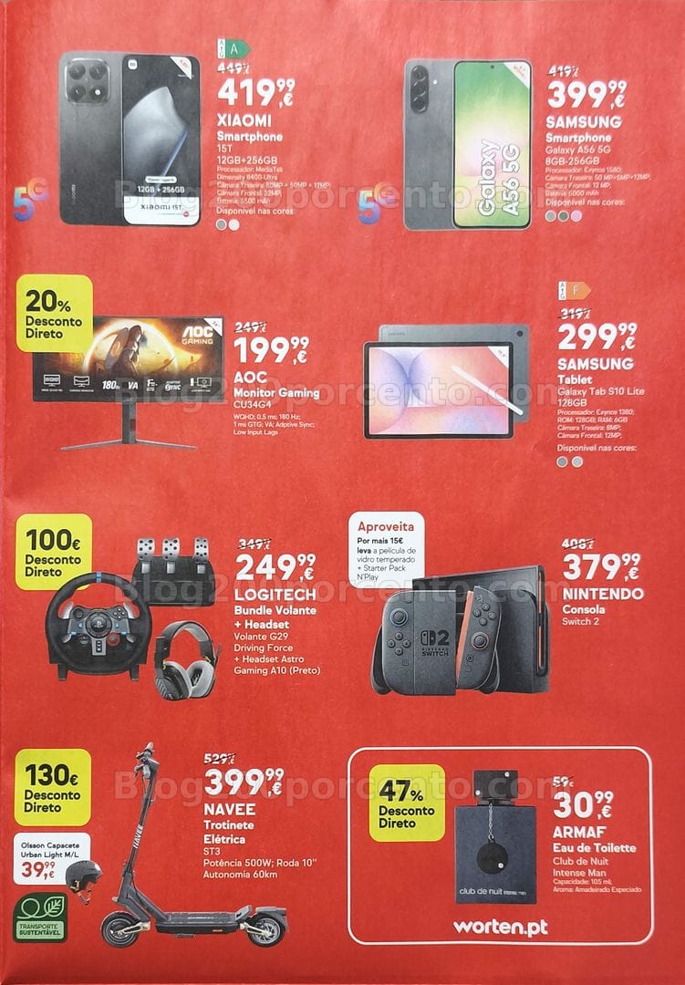 Antevisão Folheto WORTEN Promoções de 3 a 9 março