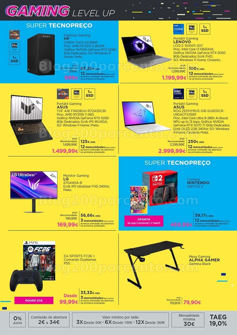 Antevisão Folheto EL CORTE INGLÉS Tecnologia Promoções até 26 abril