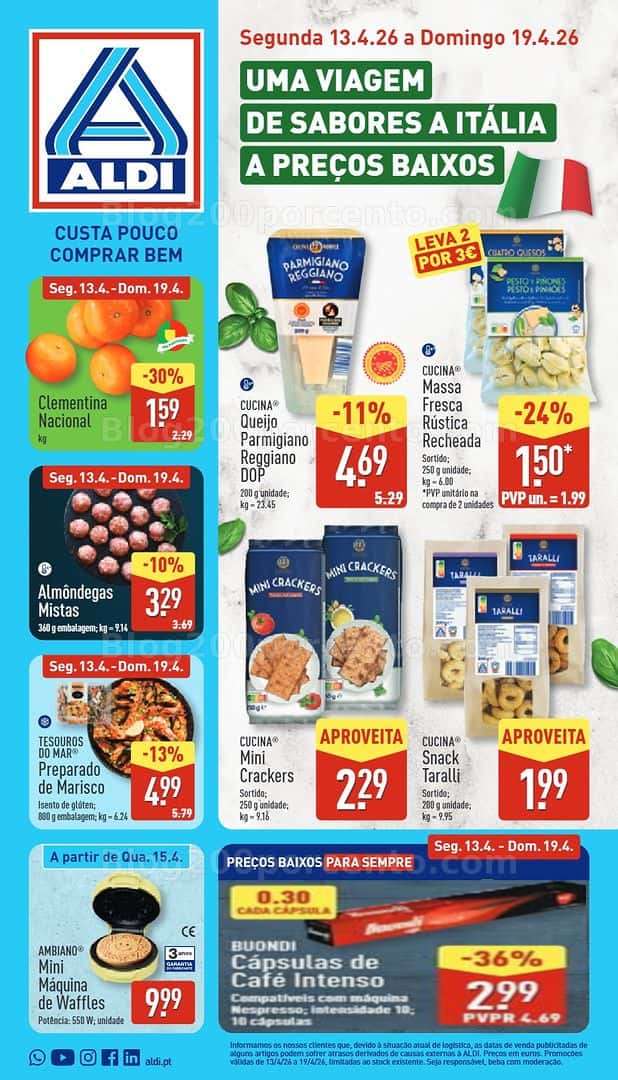 Antevisão Folheto ALDI Promoções de 13 a 19 abril - Edição Digital