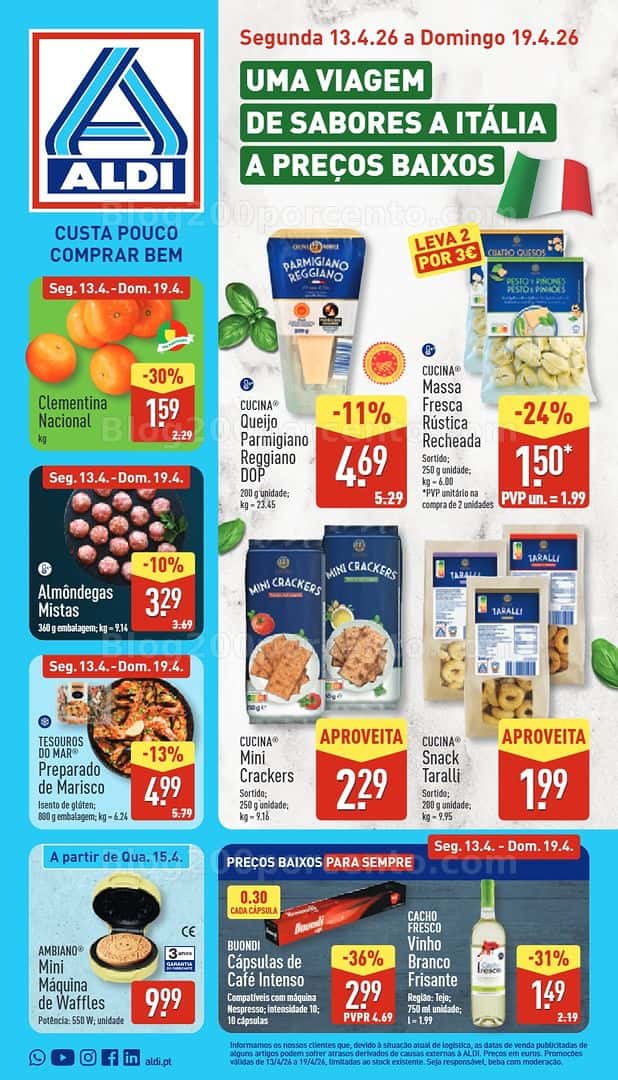 Antevisão Folheto ALDI Promoções de 13 a 19 abril - Edição Digital