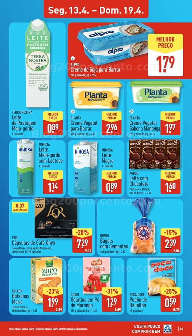 Antevisão Folheto ALDI Promoções de 13 a 19 abril - Edição Digital