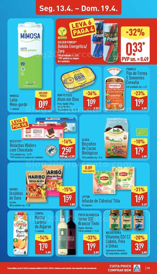 Antevisão Folheto ALDI Promoções de 13 a 19 abril - Edição Digital