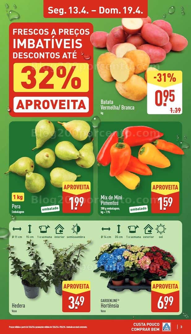 Antevisão Folheto ALDI Promoções de 13 a 19 abril - Edição Digital