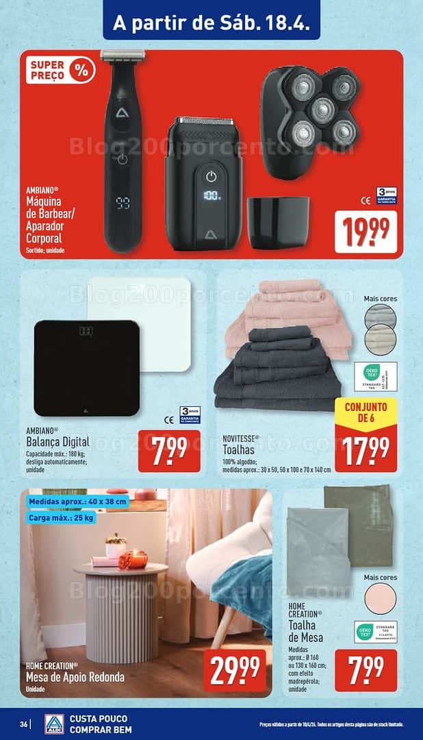 Antevisão Folheto ALDI Promoções de 13 a 19 abril - Edição Digital