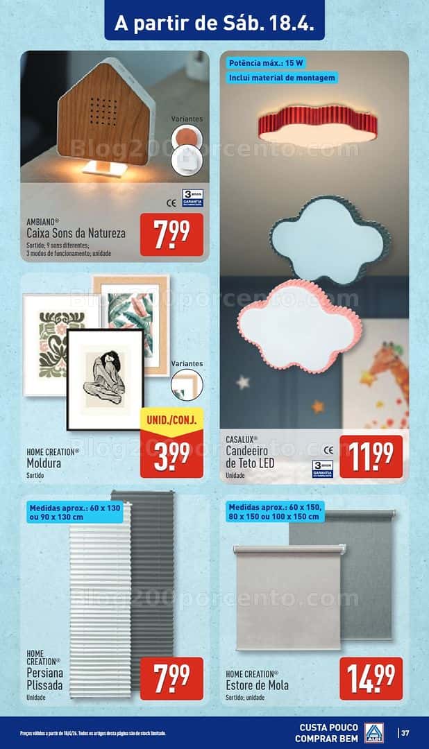 Antevisão Folheto ALDI Promoções de 13 a 19 abril - Edição Digital