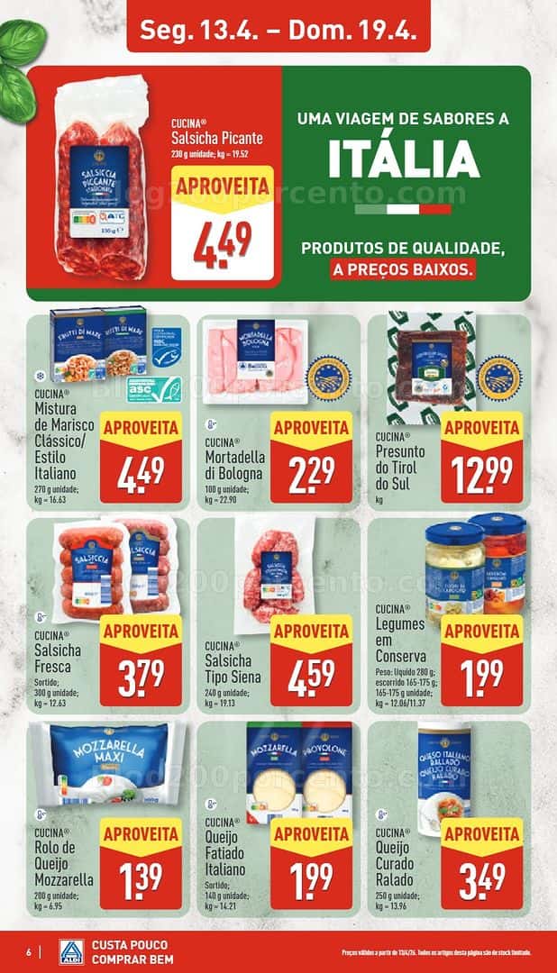 Antevisão Folheto ALDI Promoções de 13 a 19 abril - Edição Digital